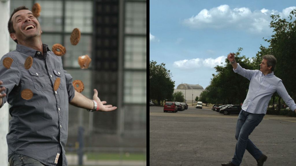 Carreño y Lama transforman los balones en comida