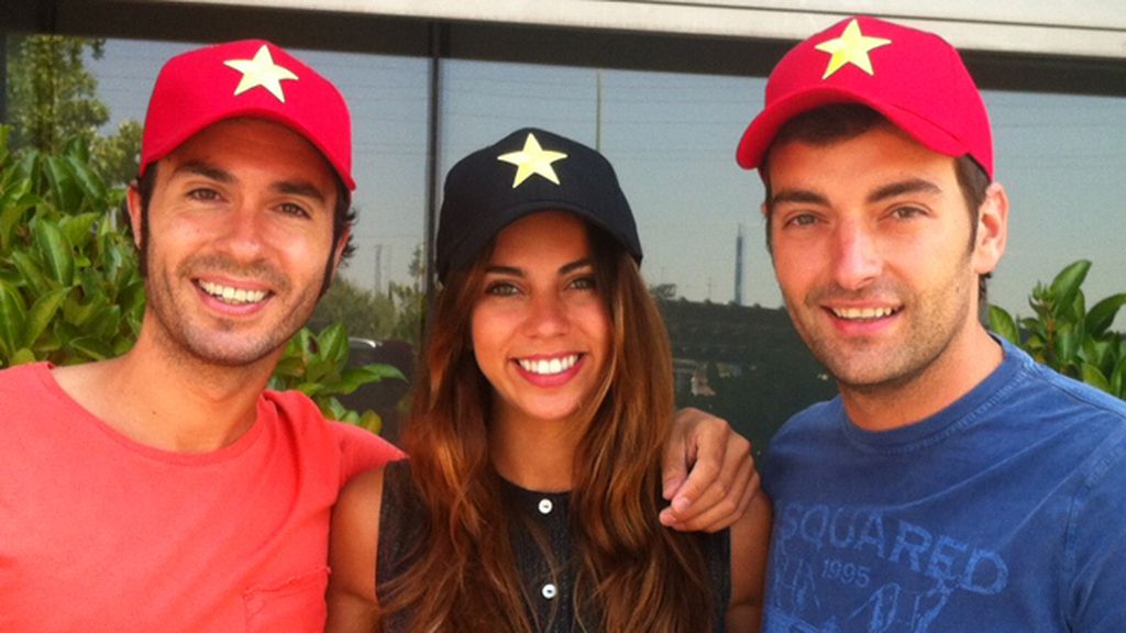 Luis García, Melissa Jiménez y Ricardo Reyes
