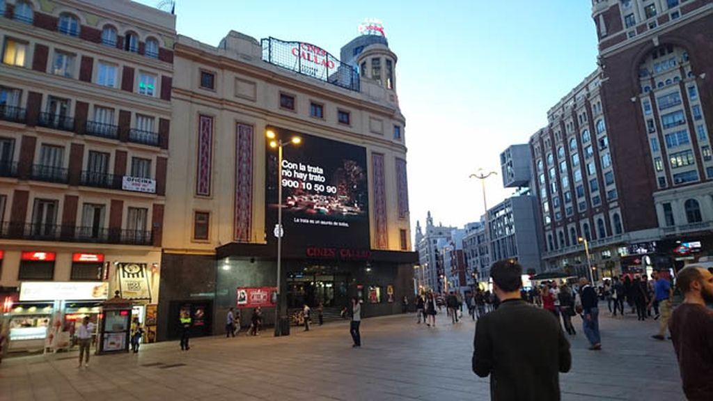 Los cines Callao, Capitol y Palacio de la Prensa emiten el spot en su pantalla externa