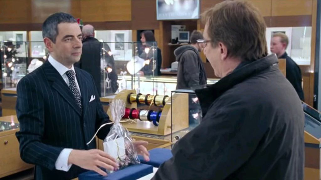 Rowan Atkinson (Rufus) y Alan Rickman (Harry)