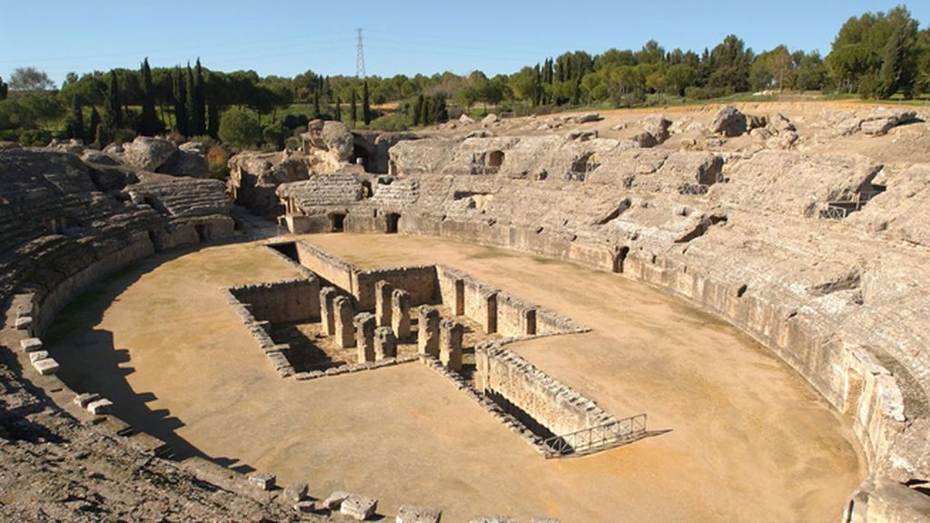 Ruinas de Itálica, en Santiponce (Sevilla)