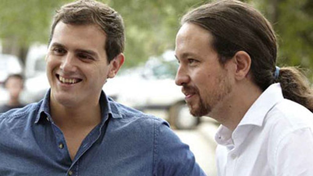 Pablo Iglesias y Albert Rivera