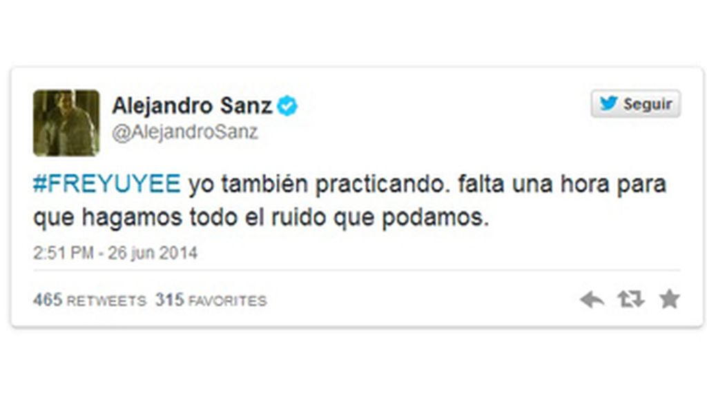 Alejandro Sanz #freeYuyee