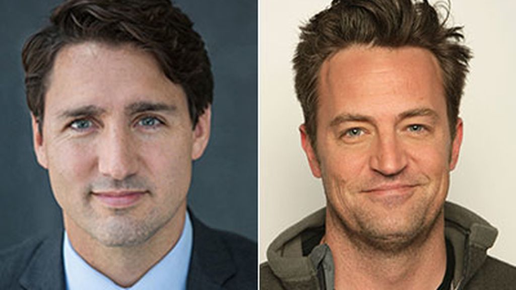 Justin Trudeau y Matthew Perry