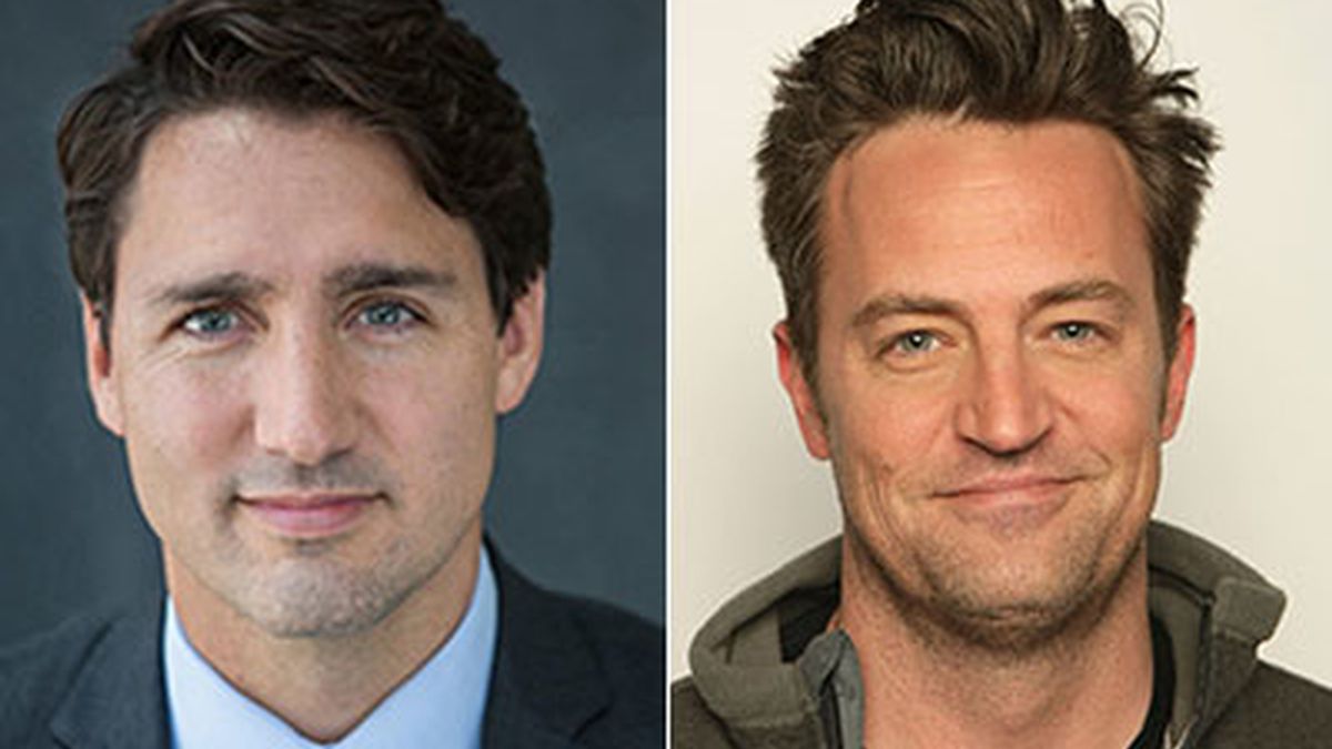 Justin Trudeau y Matthew Perry