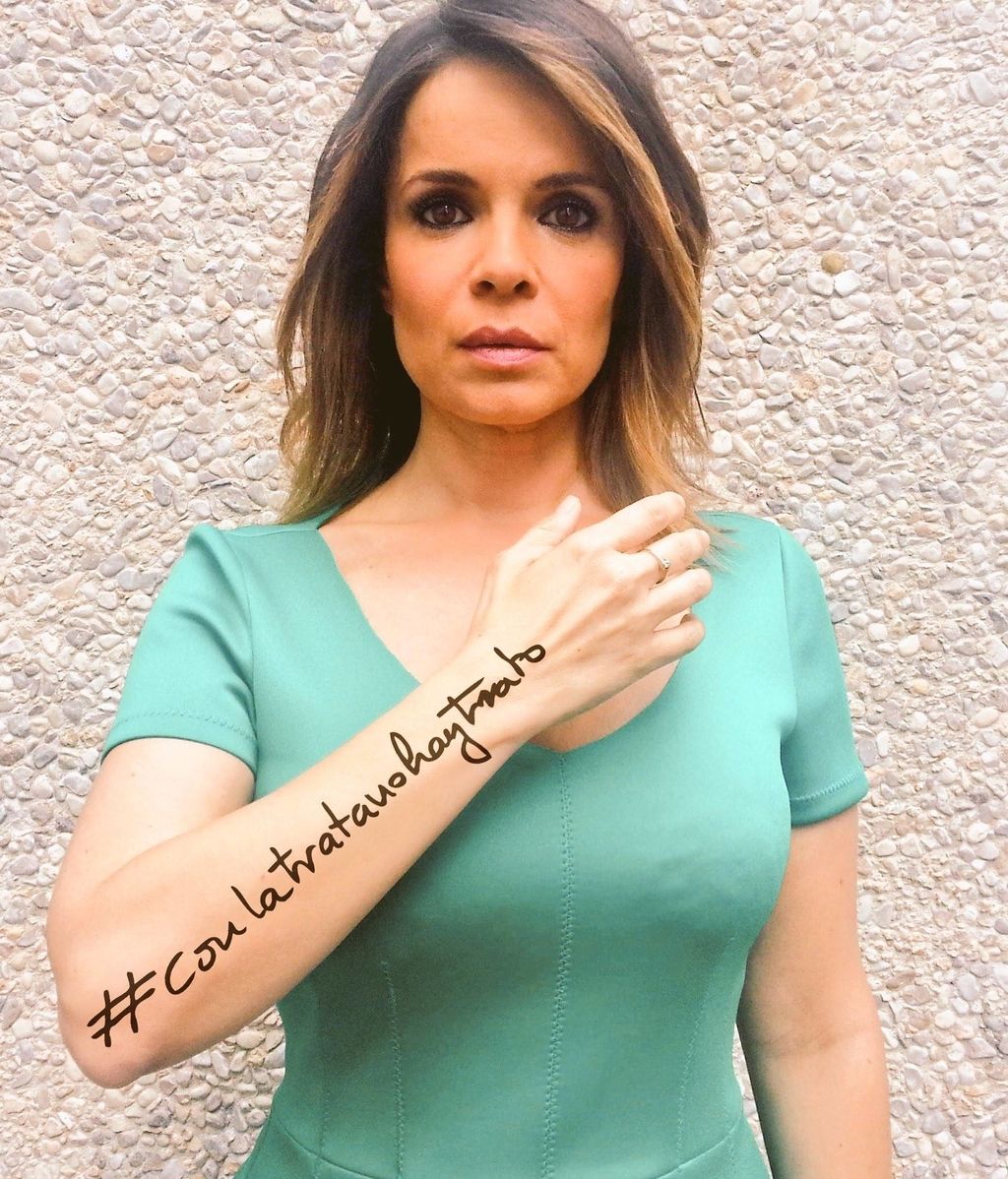 Carme Chaparro comprometida con la campaña ´Con la trata no hay trato'