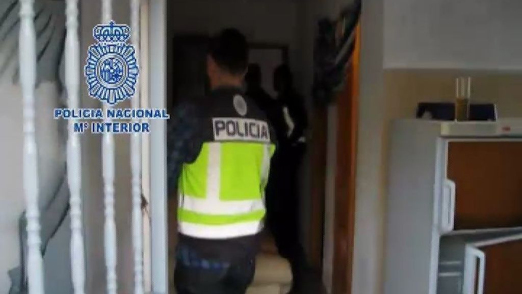 Once detenidos en la desarticulación de una red de trata en Málaga
