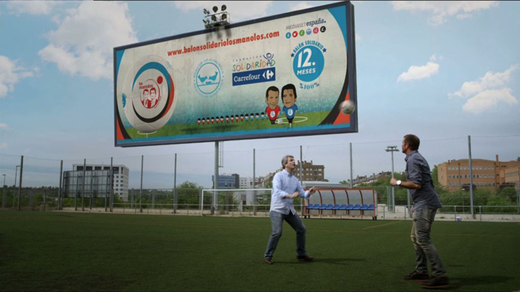 Carreño y Lama transforman los balones en comida