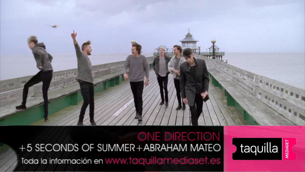 Taquilla Mediaset te trae a One Direction, 5 Seconds of Summer y Abraham Mateo