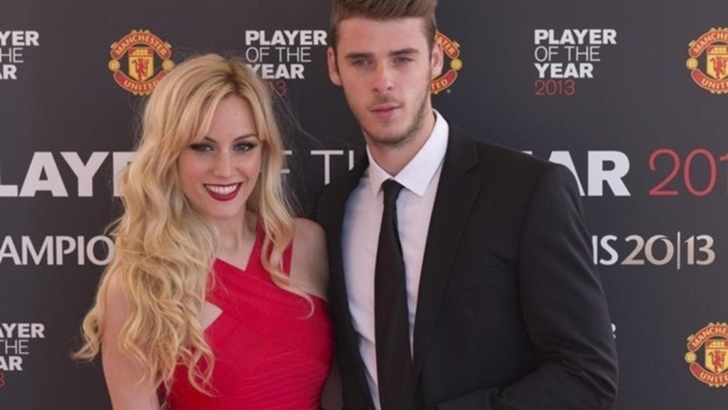 Edurne y De Gea