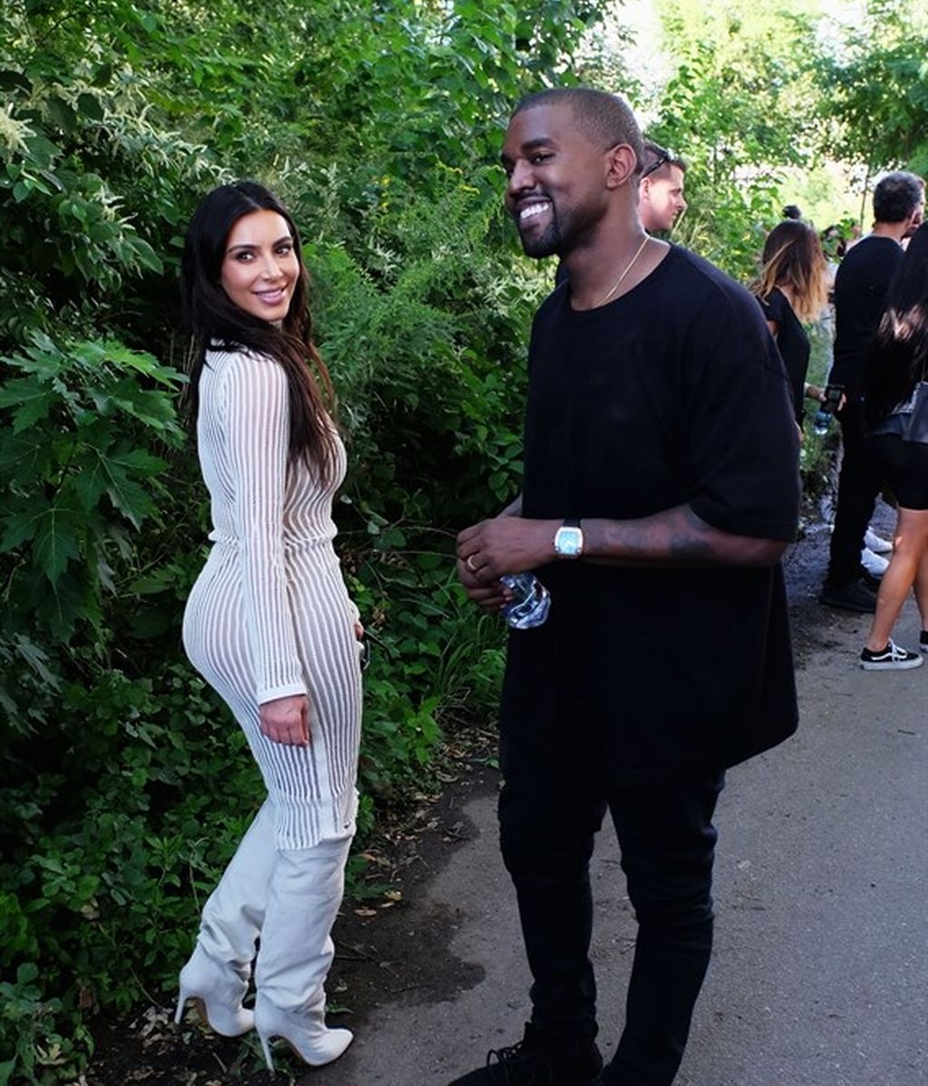 Kanye West y Kim Kardashian