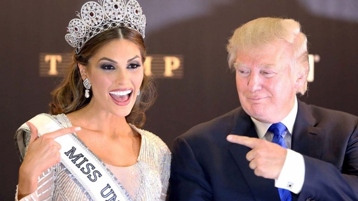 Miss universo y Trump