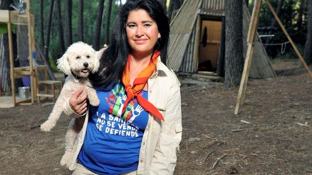 Lucía Etxeberría en 'Campamento de verano'