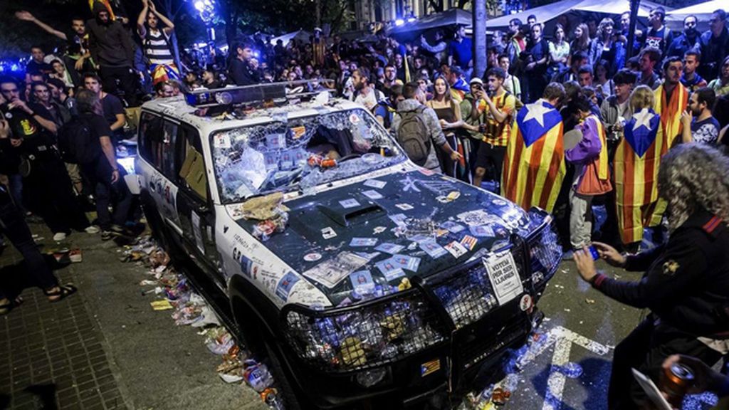 La Audiencia Nacional acusa de sedición a los responsables de los actos en Barcelona