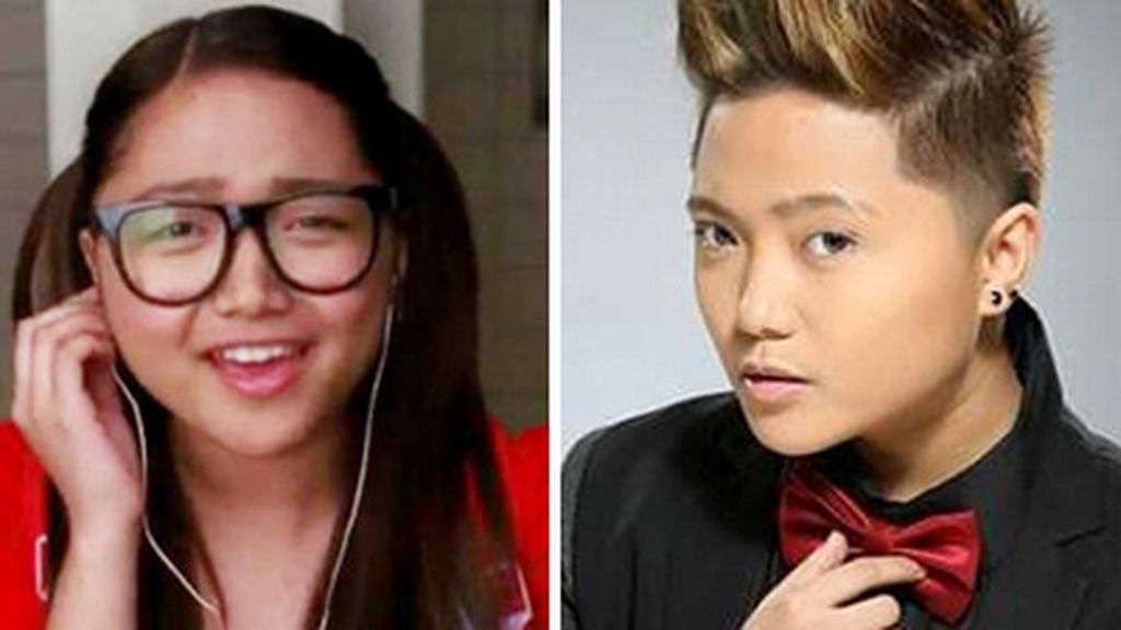 Montaje 'Glee', antes y después de Charice Pempengco