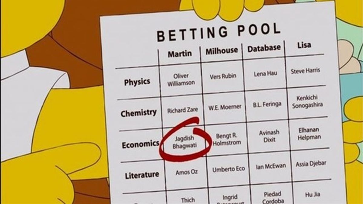 Los Simpson predicen Premio Nobel