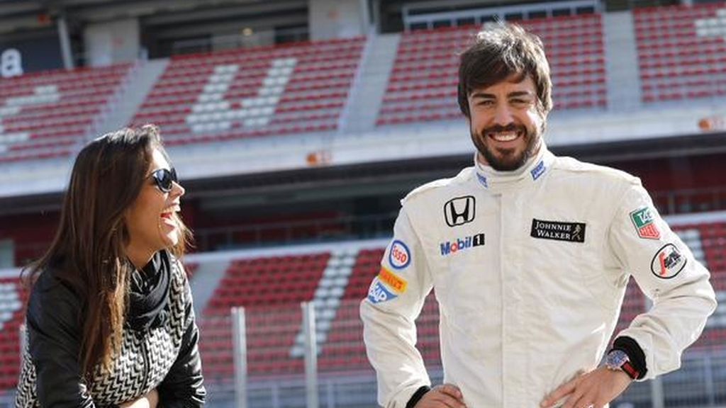 Fernando Alonso y Lara Álvarez