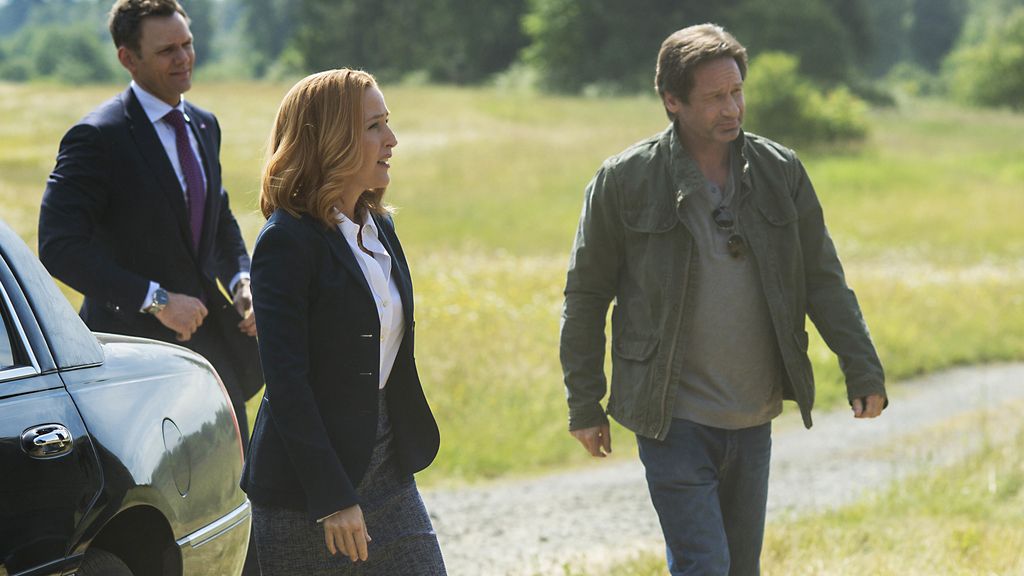 Imágenes de David Duchovny y Gillian Anderson en 'Expediente X'