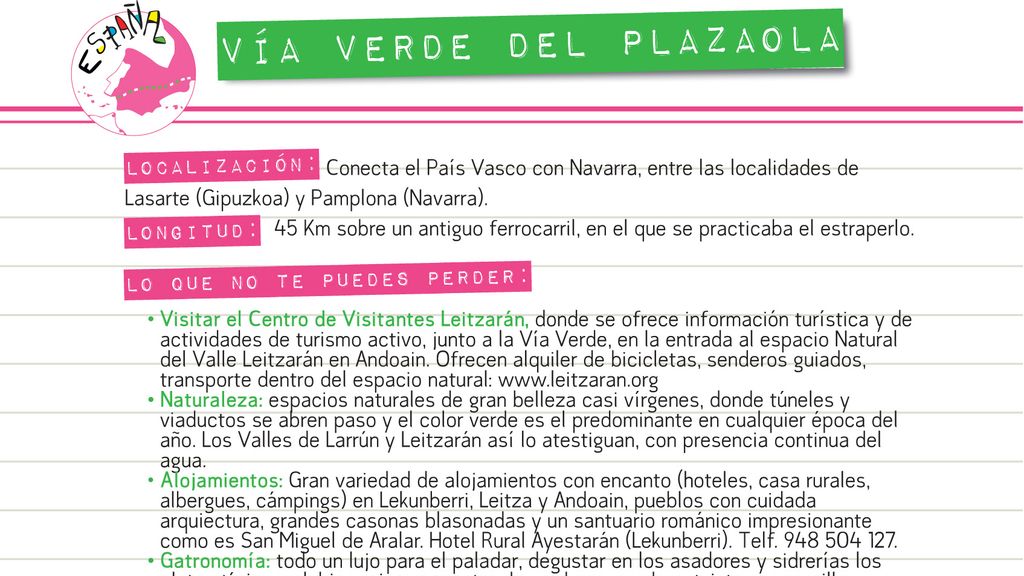 Descubre las Vías Verdes y descarga los itinerarios