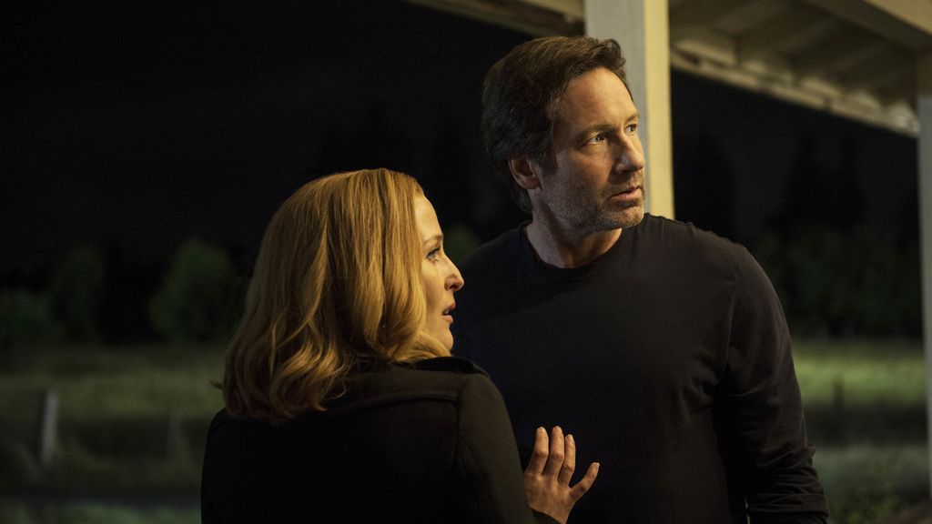 Imágenes de David Duchovny y Gillian Anderson en 'Expediente X'