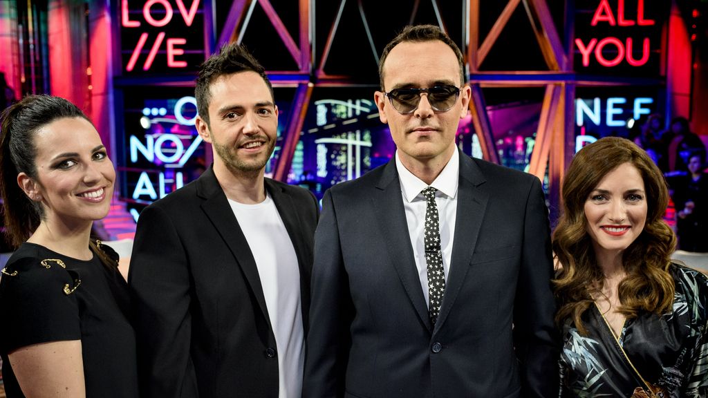 Risto Mejide, David Guapo, Irene Junquera y América Valenzuela presentan 'All you need is love... o no', en Telecinco