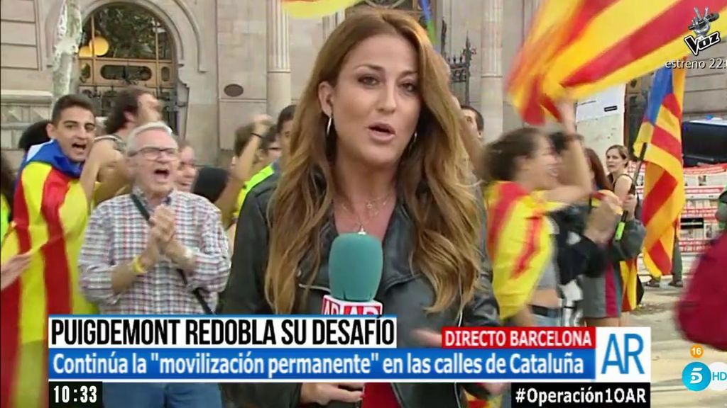 Boicot a las conexiones de 'AR' en Cataluña al grito de "prensa española, manipuladora"