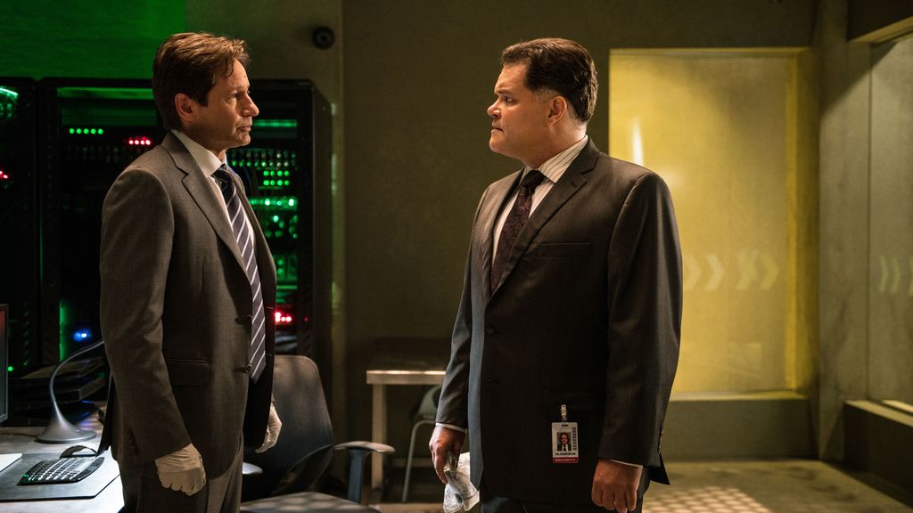 Imágenes de David Duchovny y Gillian Anderson en 'Expediente X'