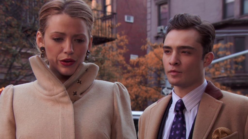 Blake Lively y Ed Westwick interpretan a Serena van der Woodsen y Chuck Bass en 'Gossip girl'