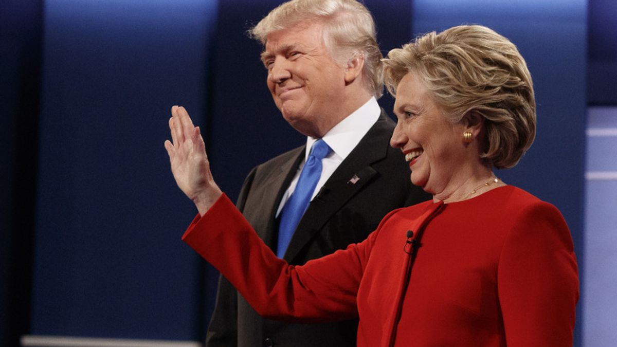 Trump y Clinton, debate presidencial