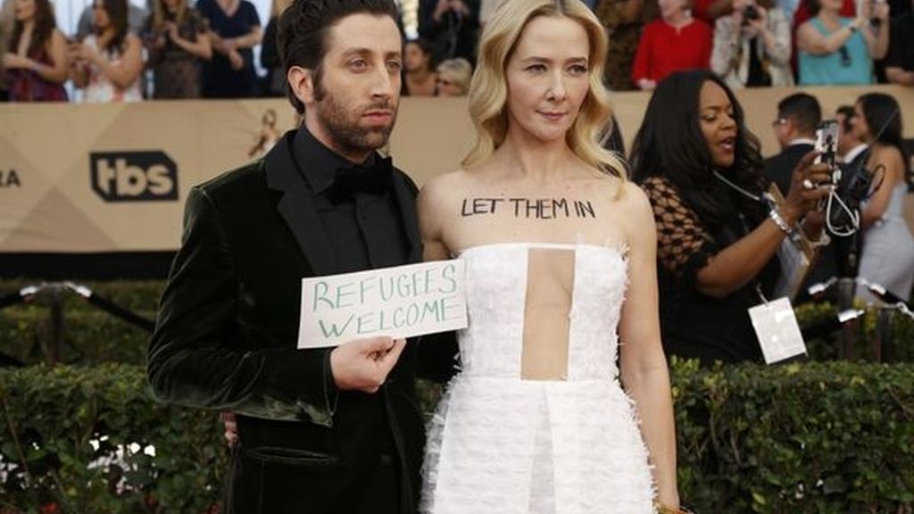 Simon Helberg reivindica la medida de Trump en los premios SAG