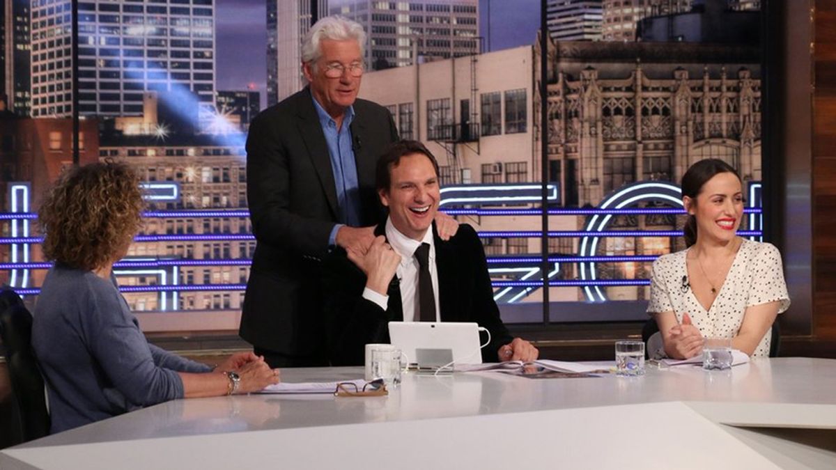 Richard Gere visita 'Hora punta', programa del 'prime time' de La 1 de TVE presentado por Javier Cárdenas