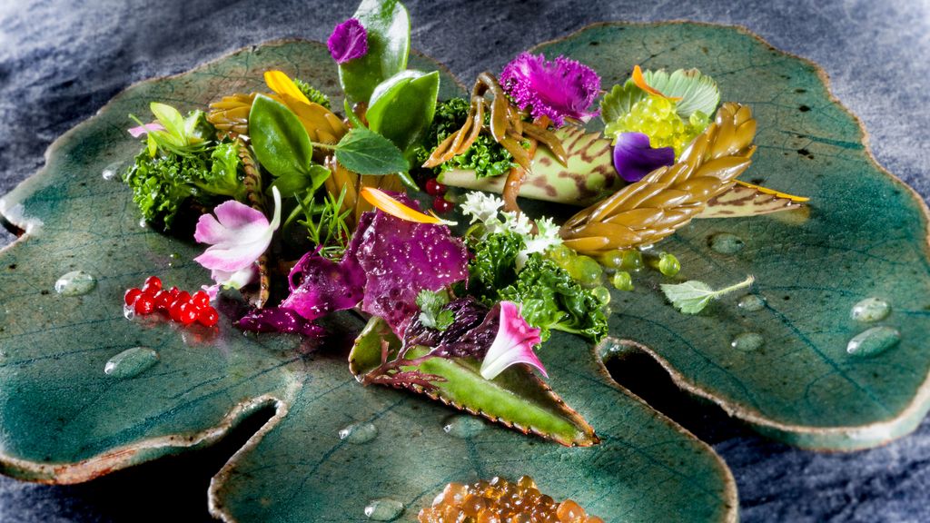 Plato de comida 'Las lágrimas' de Quique Dacosta para la quinta edición de 'La última cena' del canal Historia