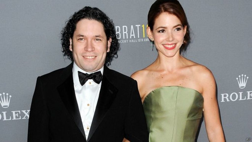 Gustavo Dudamel y su ex