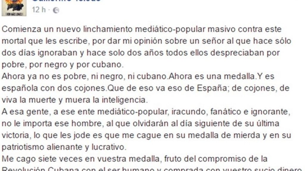 Willy Toledo Facebook