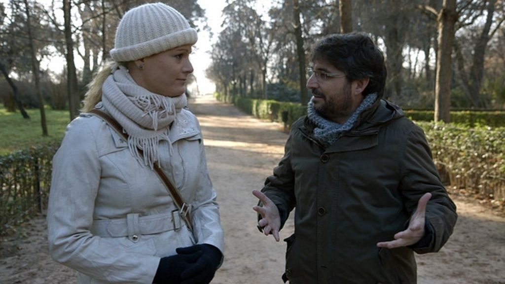 Zaida Cantera y Jordi Évole