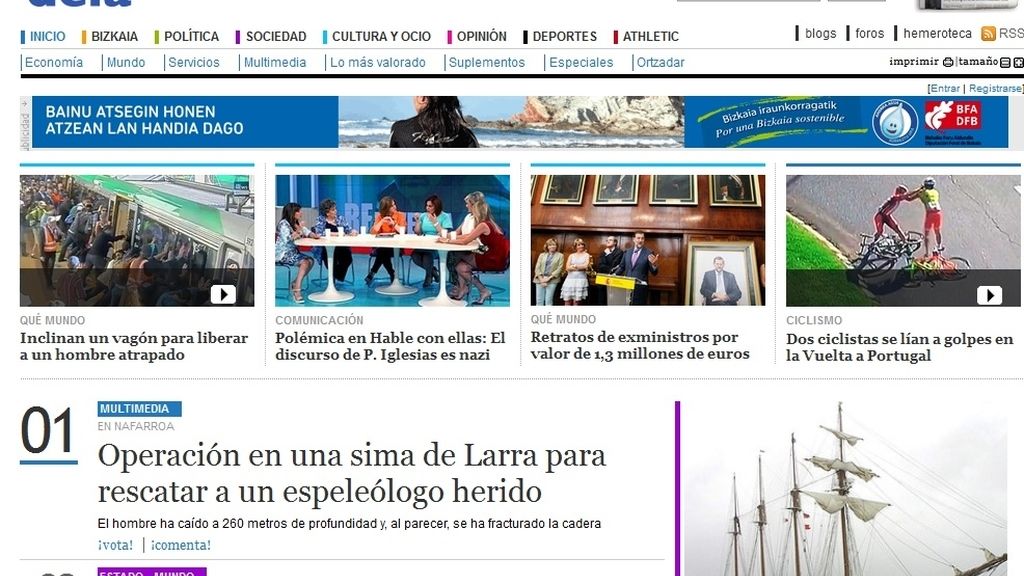 Cabecera Deia, Grupo Noticias