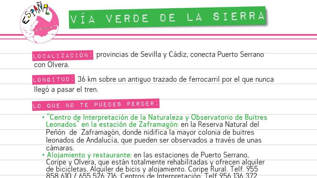 Descubre las Vías Verdes y descarga los itinerarios