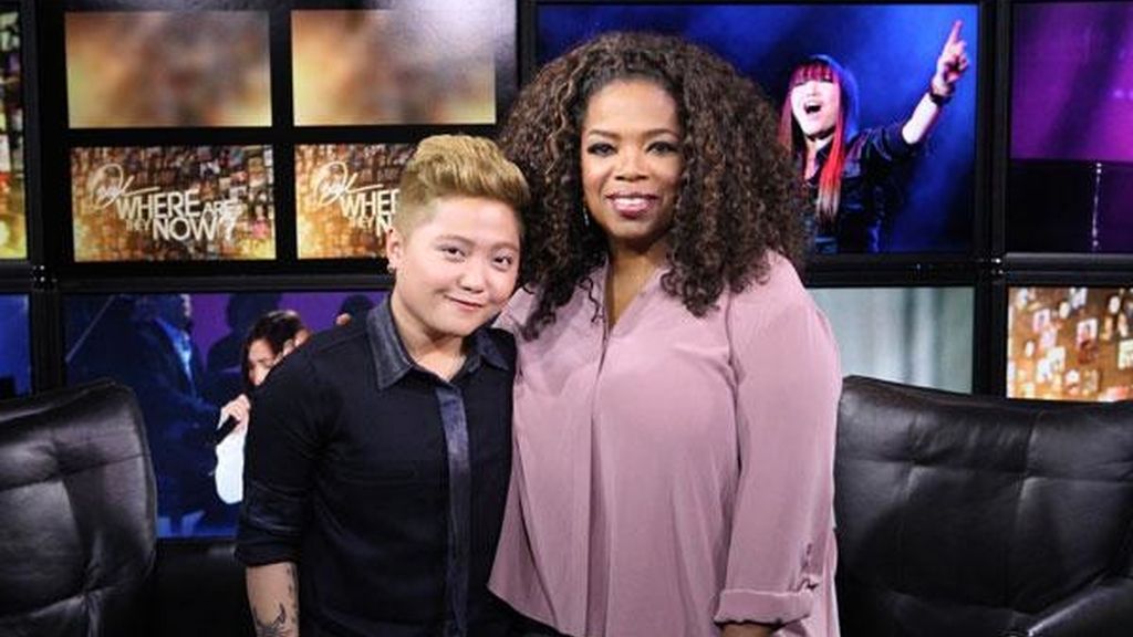 Charice Pempengco, de 'Glee', con Oprah Winfrey. Cambio de sexo