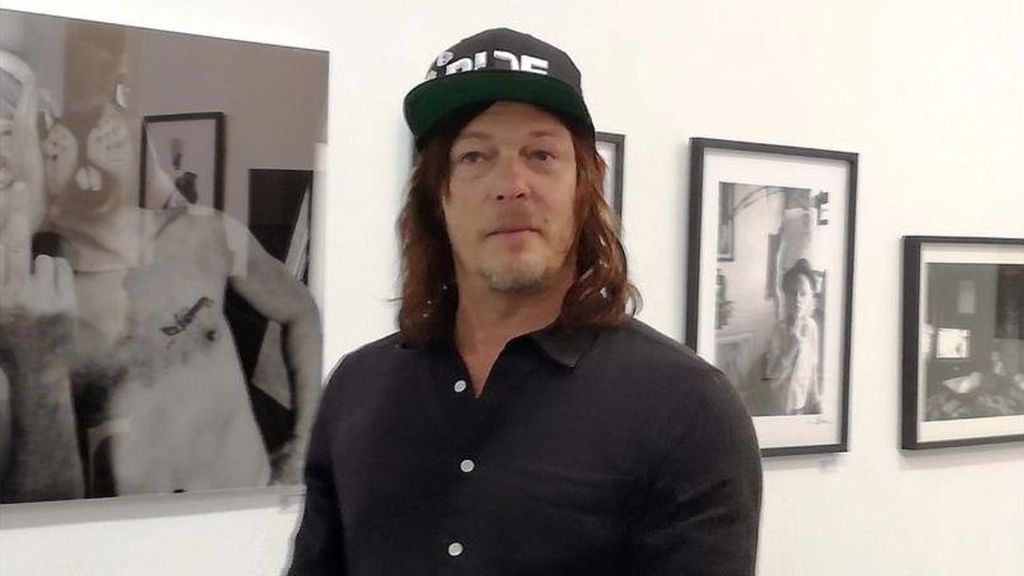 Norman Reedus, Daryl en 'The walking dead', visita España