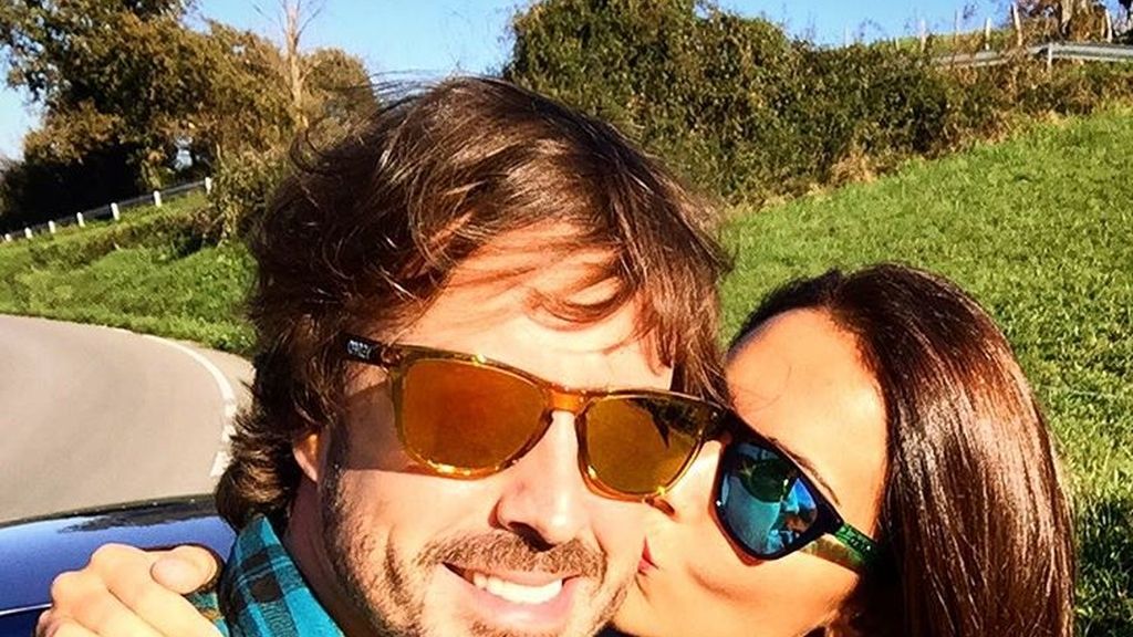 Fernando Alonso y Lara Álvarez