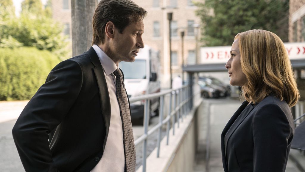 Imágenes de David Duchovny y Gillian Anderson en 'Expediente X'