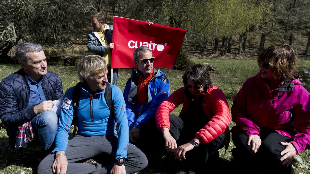 Periodistas de TV, famosos aventureros por un día con Jesús Calleja (5)