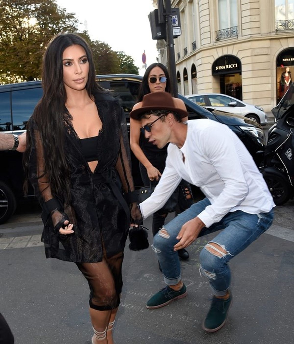 Kim Kardashian agresión