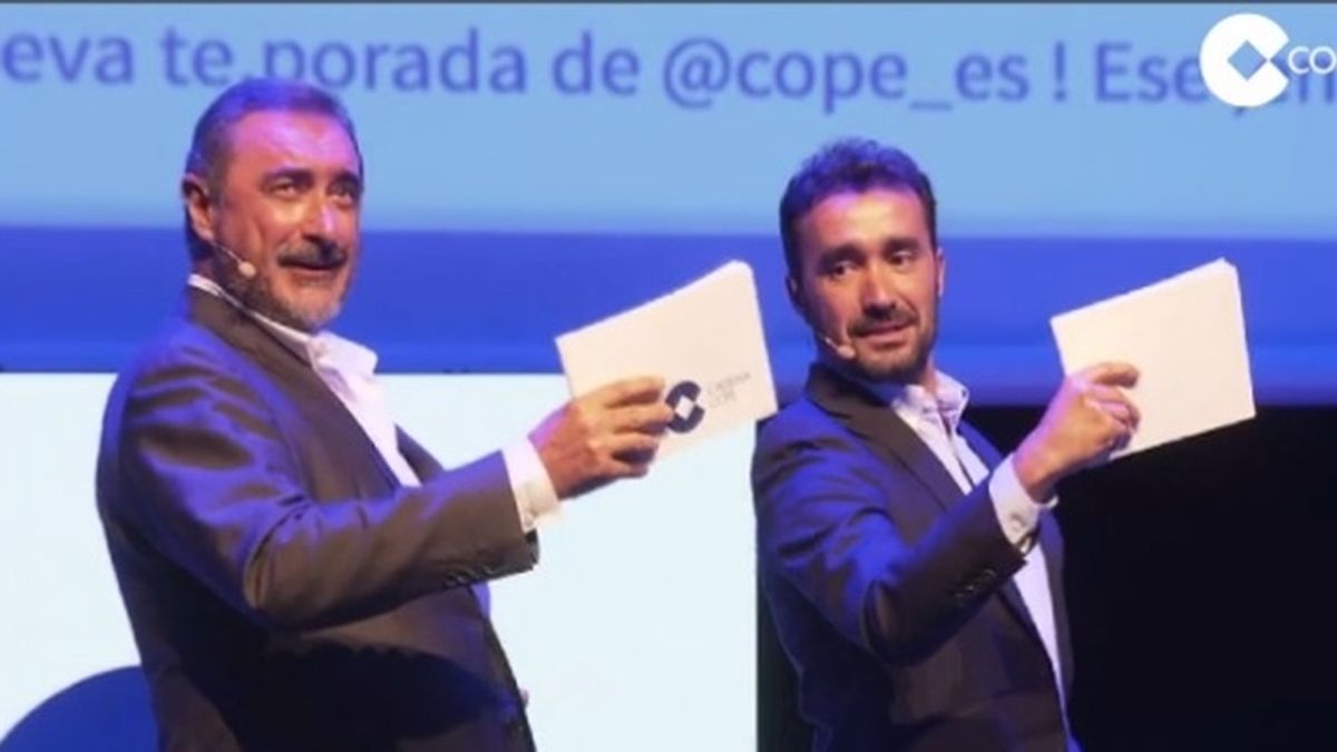 Carlos Herrera y Juanma CAstaño cope