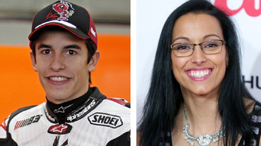 Marc Márquez y Teresa Perales