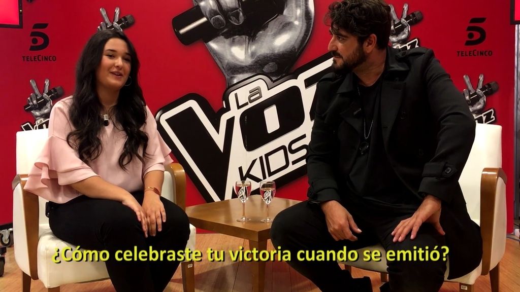 La ganadora de 'La Voz Kids 3': "La actuación final se la cantaba a Orozco porque sabía que estaba sufriendo"