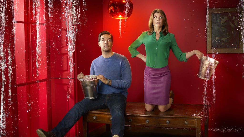 Rob Delaney y Sharon Horgan son Rob Norris y Sharon Morris en 'Catastrophe'