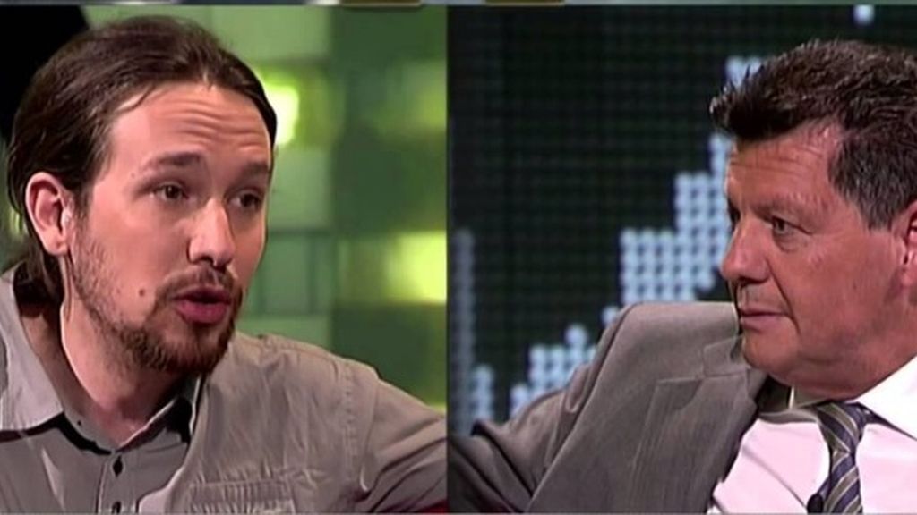 Pablo Iglesias y Alfonso Rojo