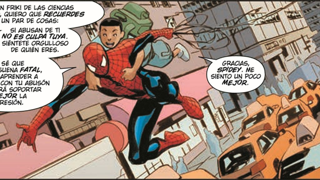 Spiderman contra el acoso