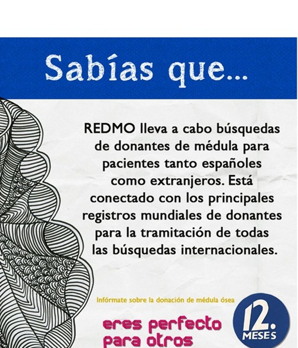 El REDMO, la donación, el trasplante... Infórmate.